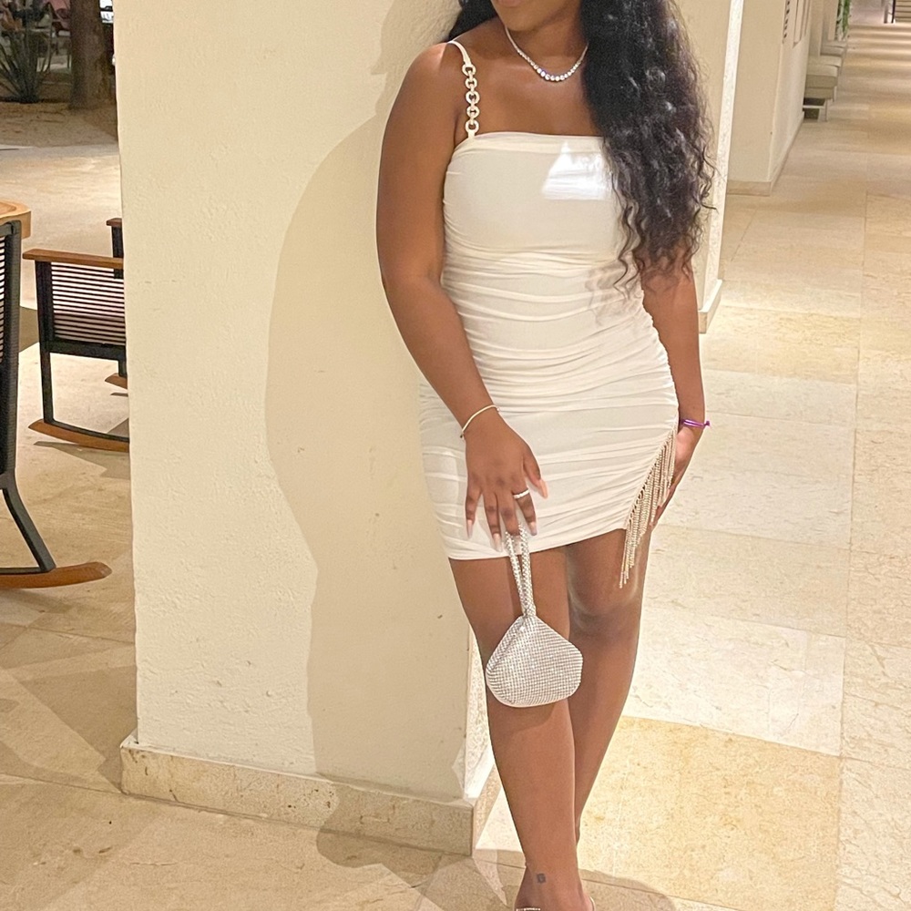 Diamond Dreams Mesh Mini Dress